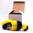 Yellow Drill Cleaning Brush 2 Inch 3.5 Inch 4 Inch , Bathroom Cleaning Brush